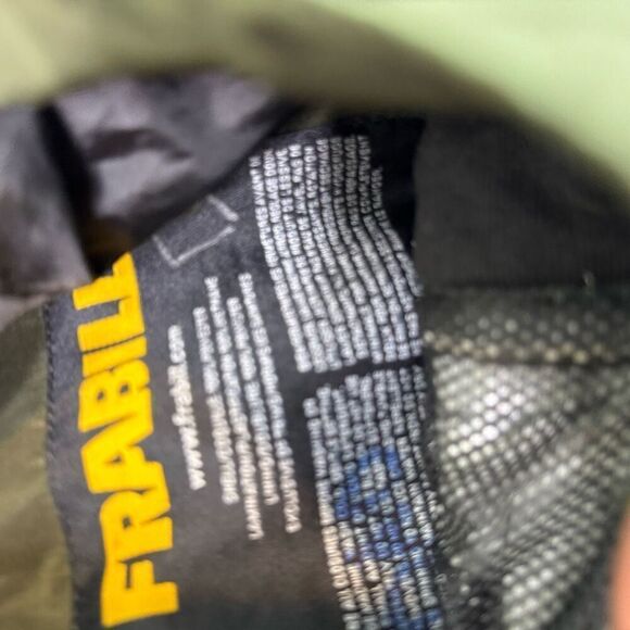 Frabil Jacket Men Medium Surge Rain Green Fishing Rain Waterproof Ful Zip Hooded - Picture 5 of 12
